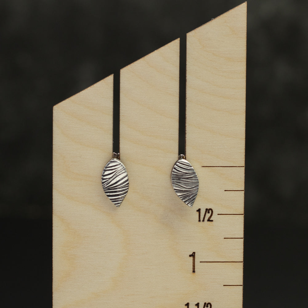 Tiny Silver Stud Earrings