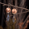 Copper & Enamel Earrings