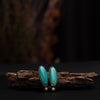 Kingman Turquoise Earrings-Post