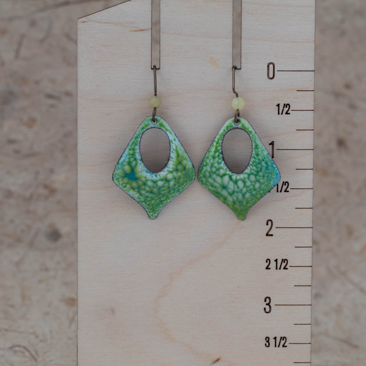 Meadowlight Enamel Earrings