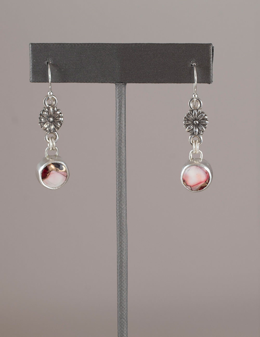 Dainty Dahlia Rose Earrings