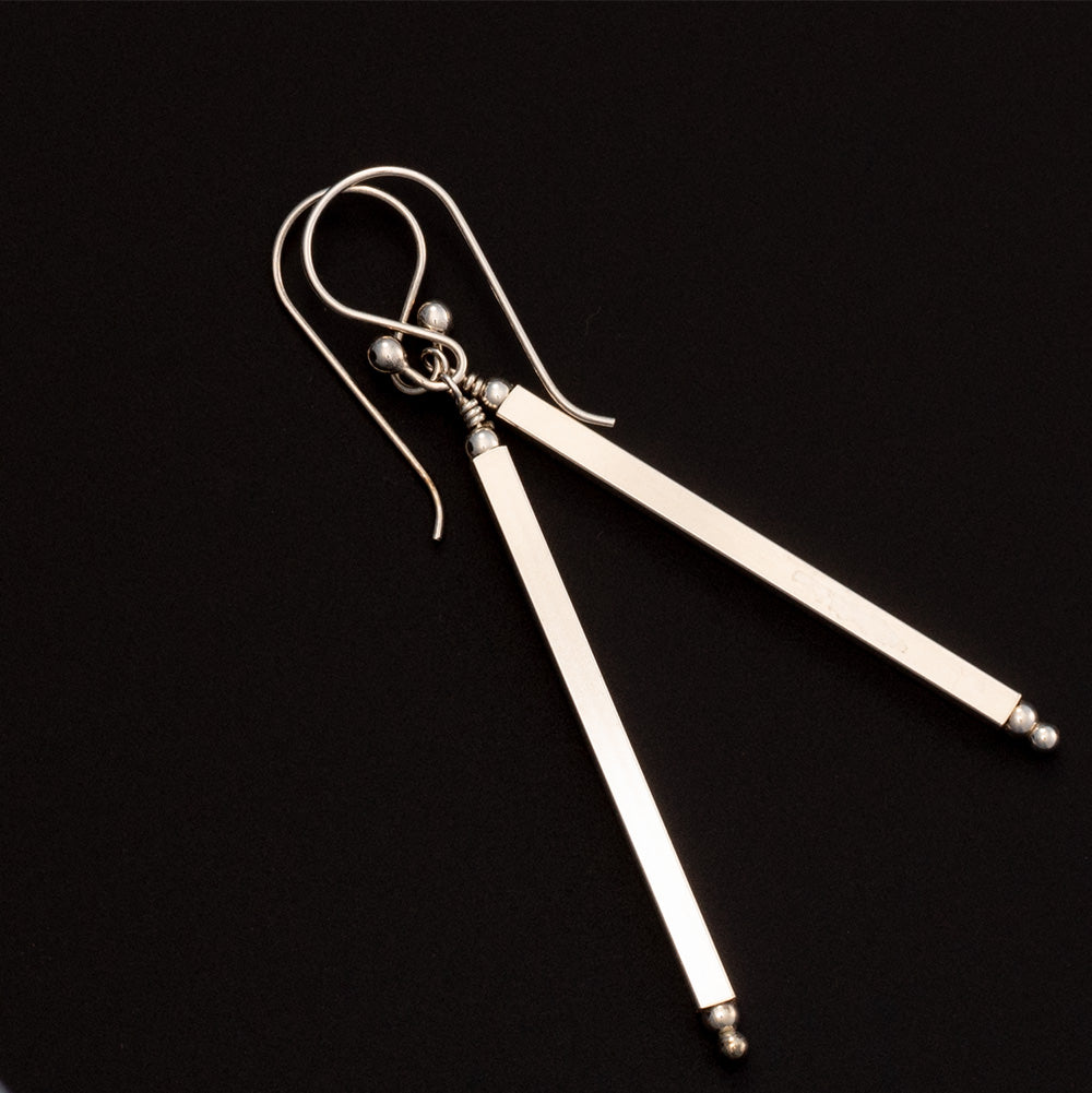 Sterling Silver Minimalist Earrings~Medium