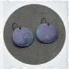 Purple & Blue Round Earrings