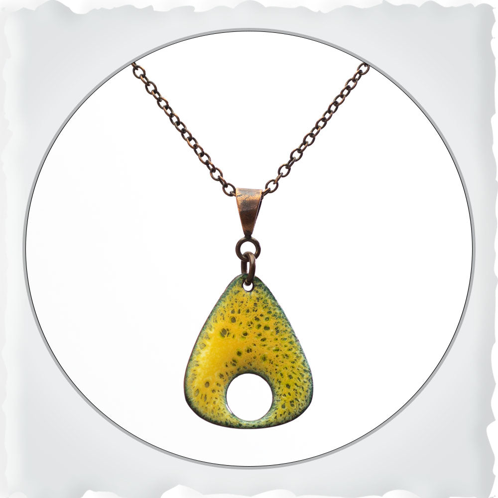 Lichen Enamel Necklace