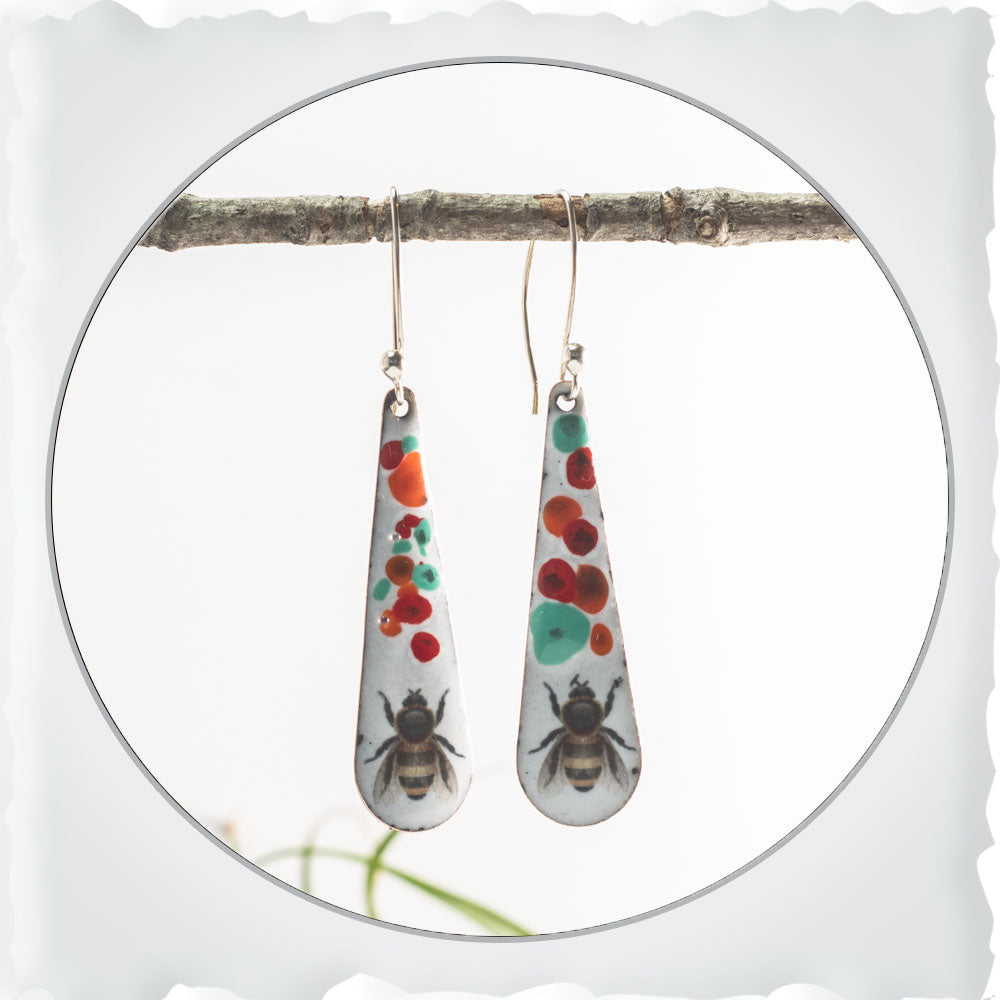 Bees In The Garden Earrings