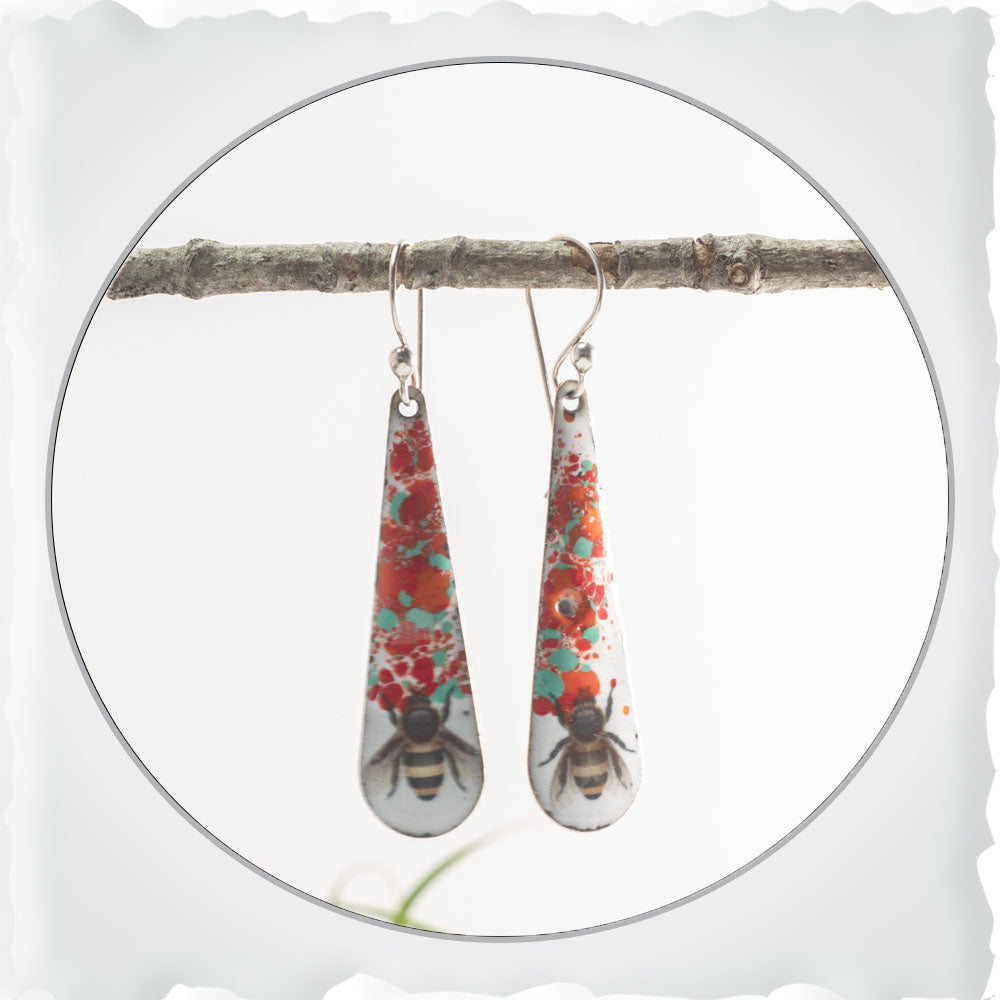 Bees In The Garden Earrings