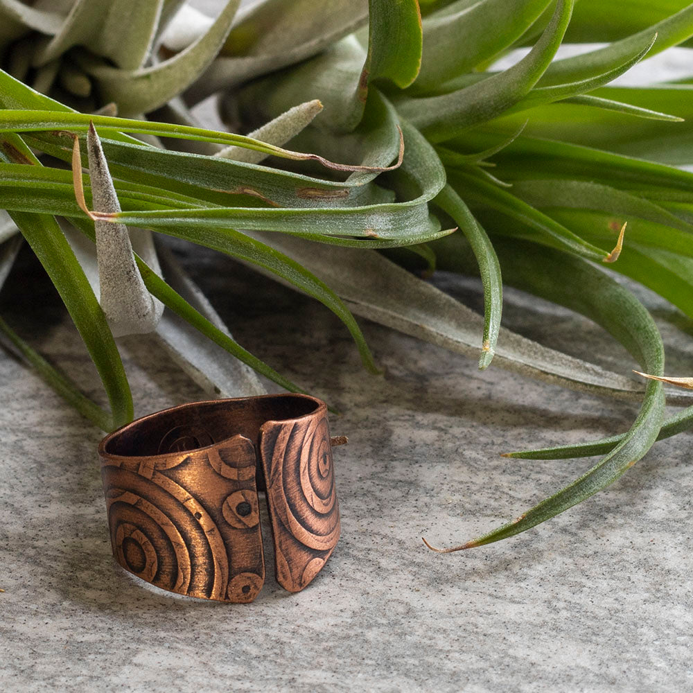 Copper Boho Ring