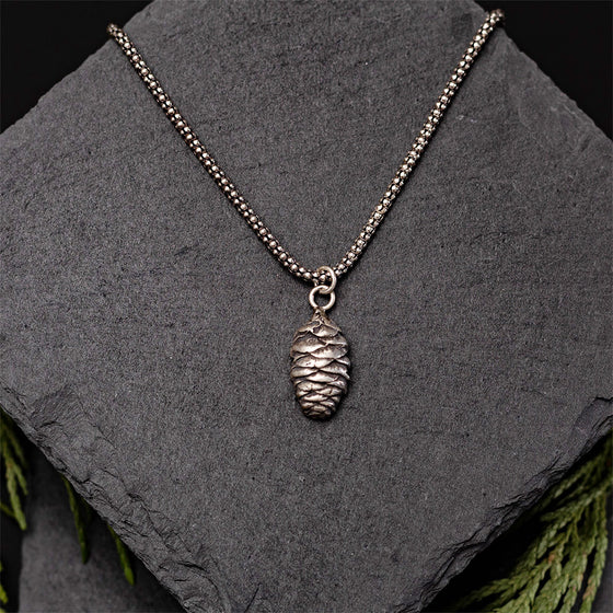 pine cone necklace