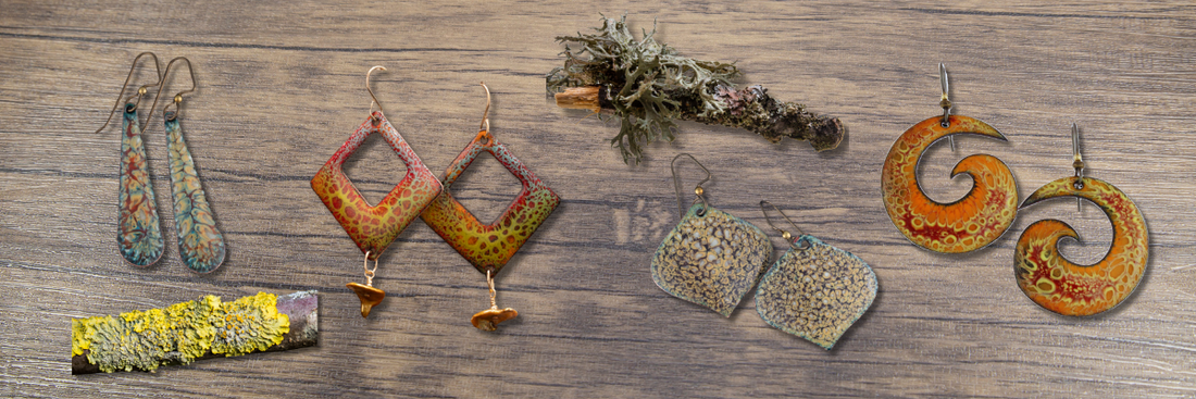 Discover Nature’s Art: Enamel Earrings Inspired by the Forest