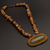 magnesite and mother of pearl necklace