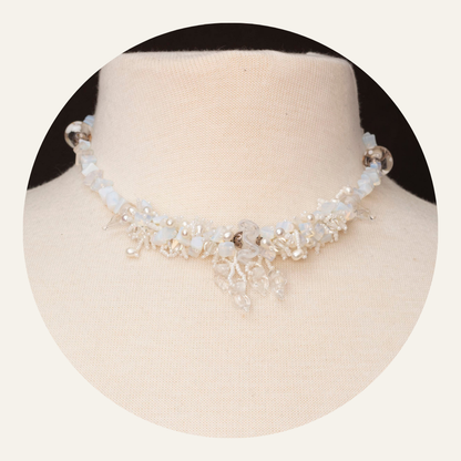 Ruffled Bride Necklace