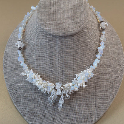 Ruffled Bride Necklace