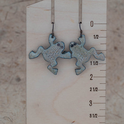 Pond Pals - Enamel Earrings