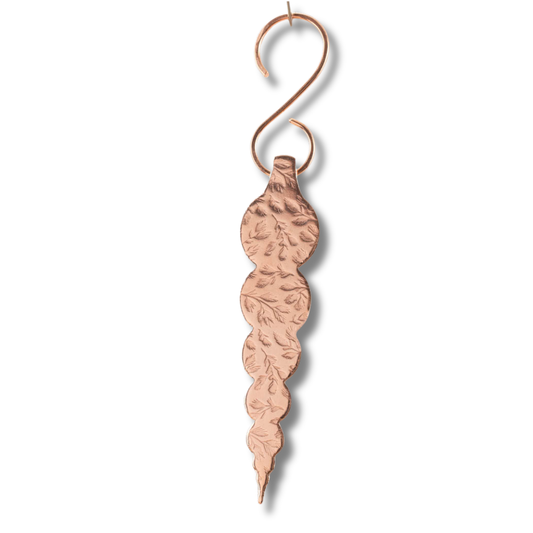 Evergreen Copper Bauble Ornament