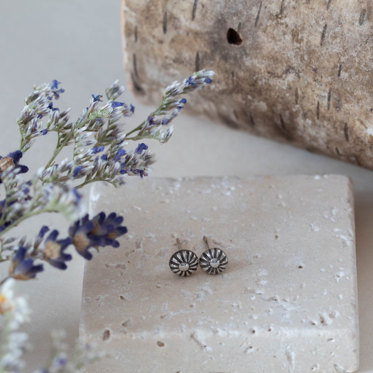 Tiny Sterling Silver Studs - 5mm