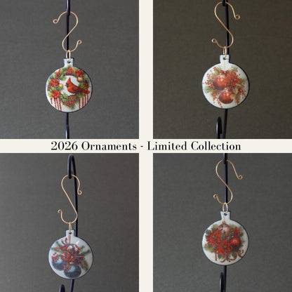 Handmade Enamel Christmas Ornaments