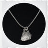 fine silver coffee cup necklace