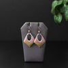Pink & Peridot Enamel & Gemstone Earrings