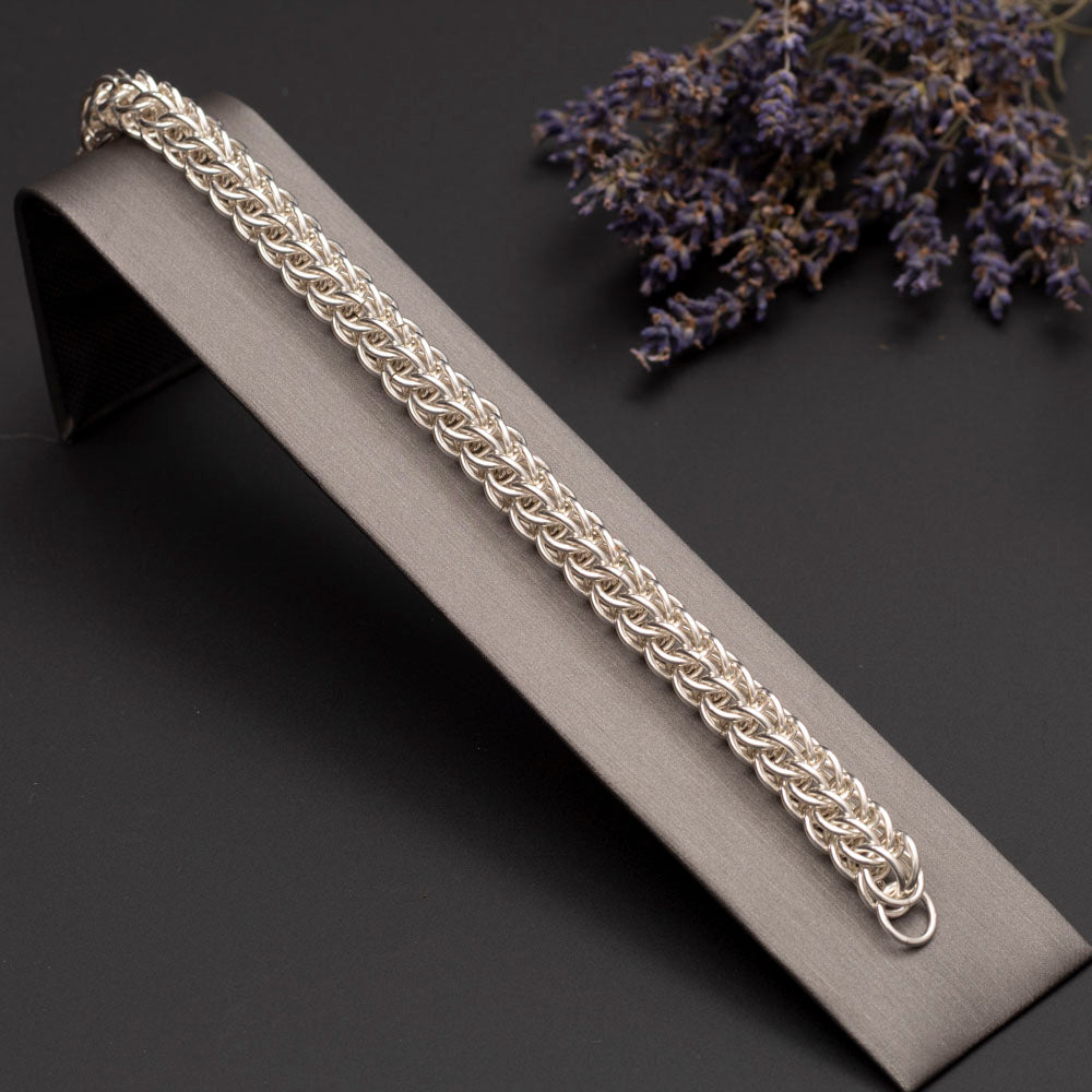 sterling silver persian weave bracelet