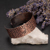 Copper Magic Mushroom Cuff Bracelet