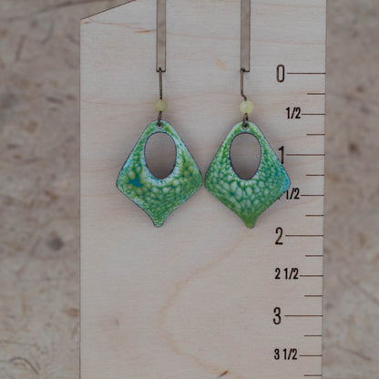 Meadowlight Enamel Earrings