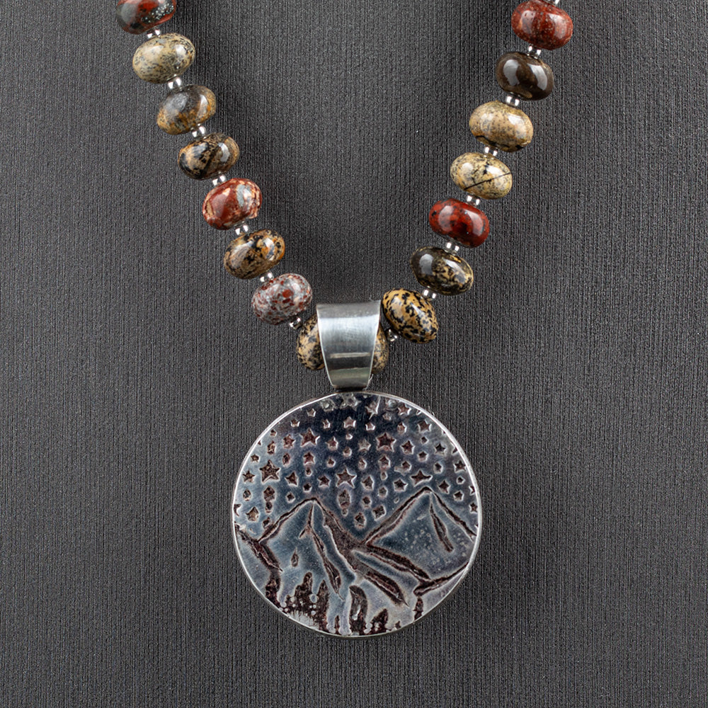 Enamel & Jasper Necklace