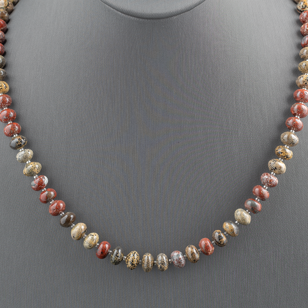 Enamel & Jasper Necklace