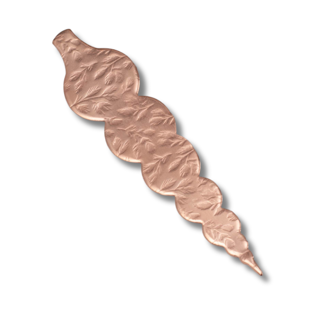 Evergreen Copper Bauble Ornament