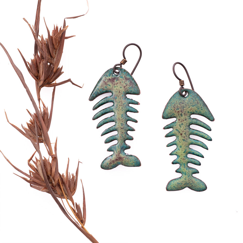 Fish Bones Earrings