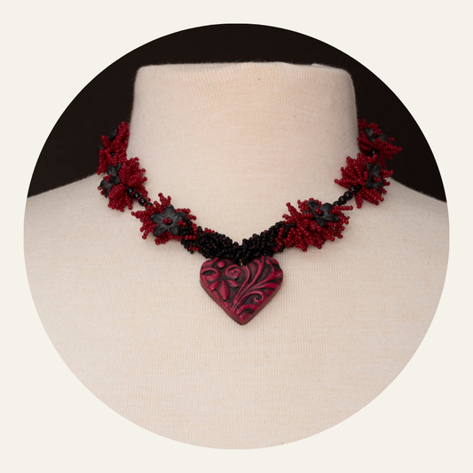 Hearts and Flowers Necklace