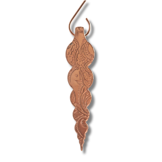 Copper Undersea Bauble Ornament