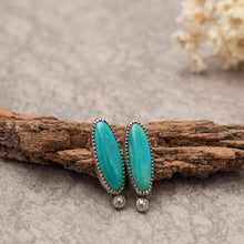  Kingman Turquoise Earrings-Post