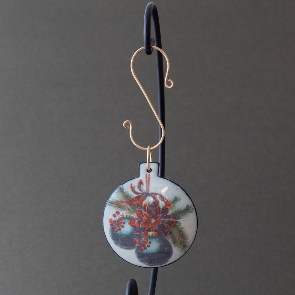 Handmade Enamel Christmas Ornaments