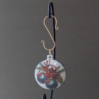 Handmade Enamel Christmas Ornaments