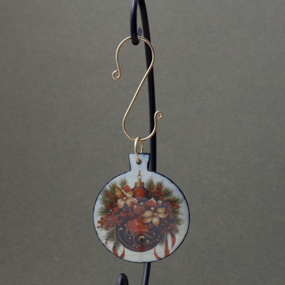 Handmade Enamel Christmas Ornaments