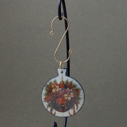 Handmade Enamel Christmas Ornaments