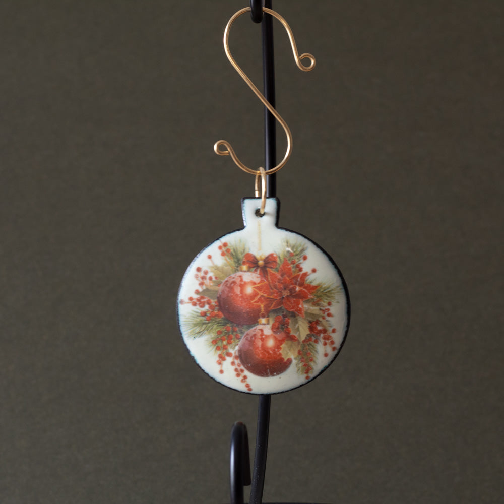 Handmade Enamel Christmas Ornaments