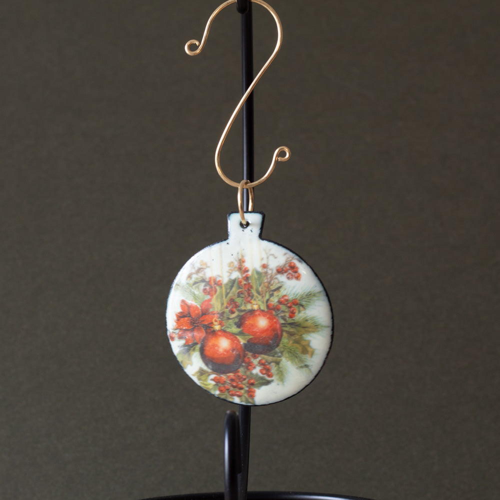 Handmade Enamel Christmas Ornaments