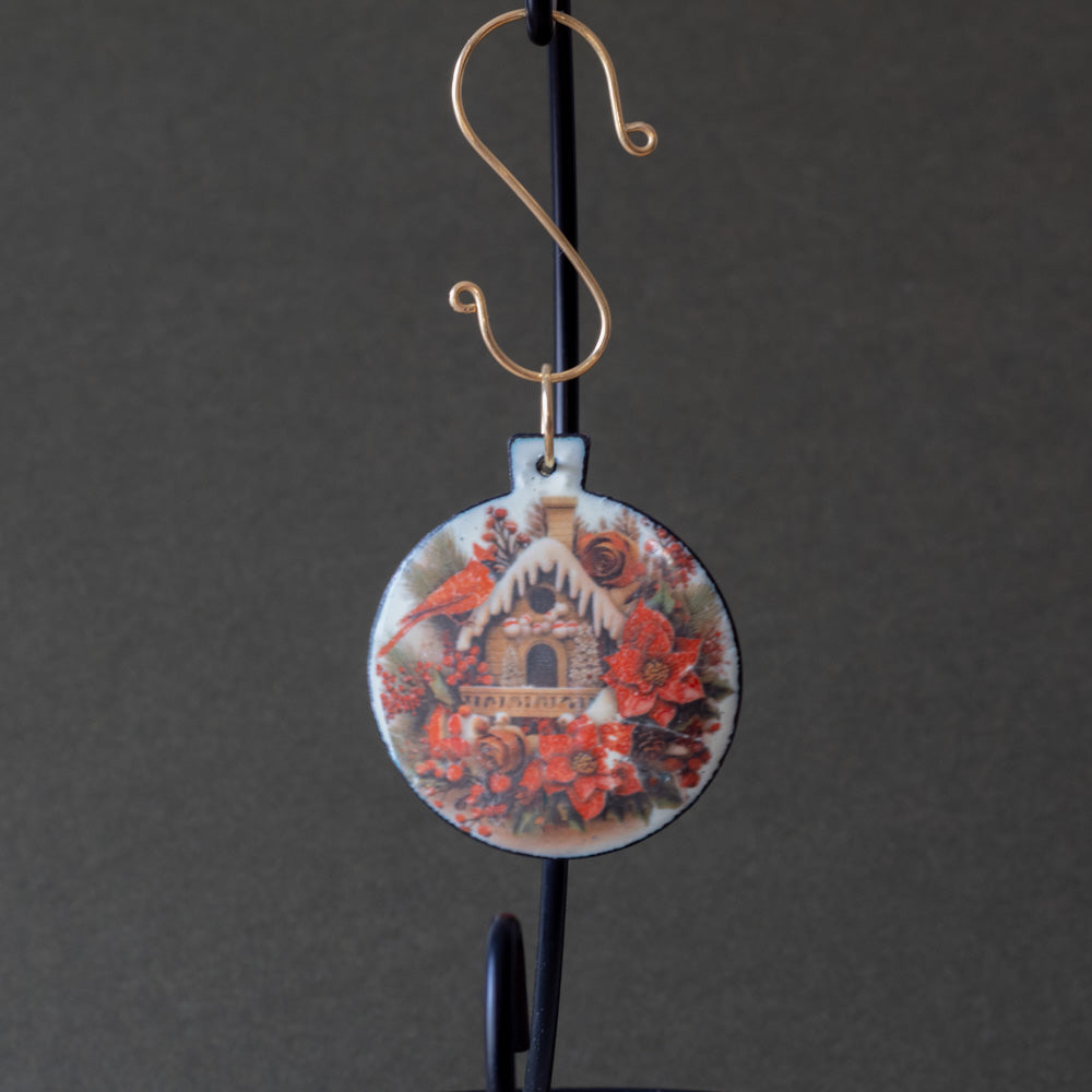 Handmade Enamel Christmas Ornaments