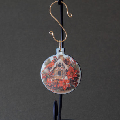 Handmade Enamel Christmas Ornaments