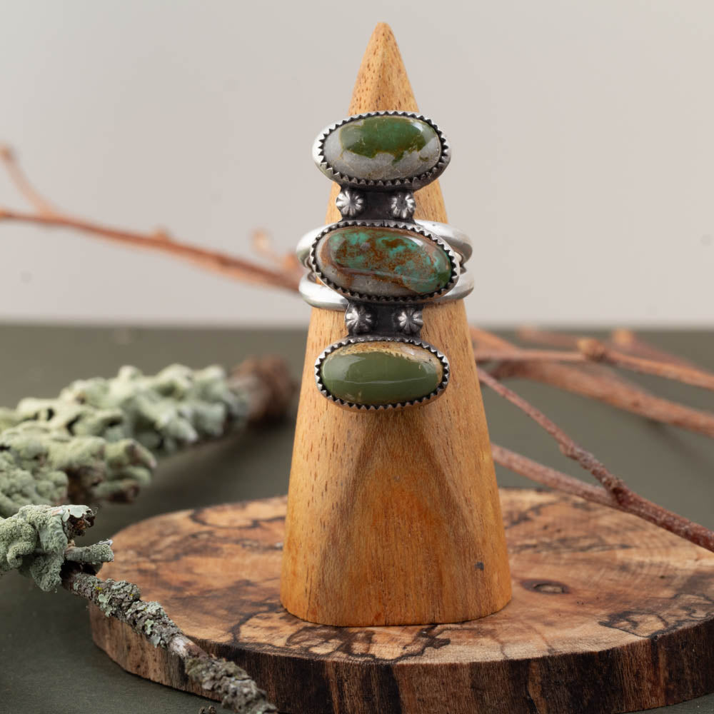 Handmade Royston turquoise ring by Divella Designs Vermont