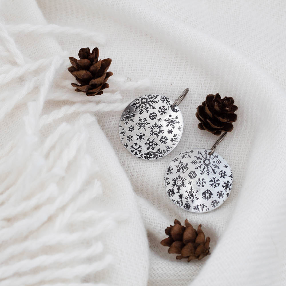 Snowflake Sky Earrings