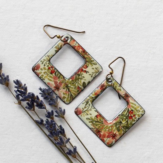 Meadow Window Earrings — Wild Garden
