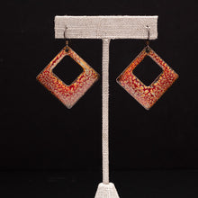  Enameled Copper Earrings