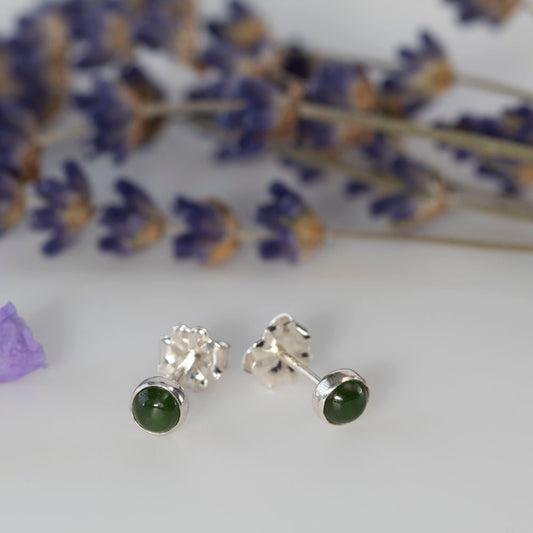 Jade Stud Earrings