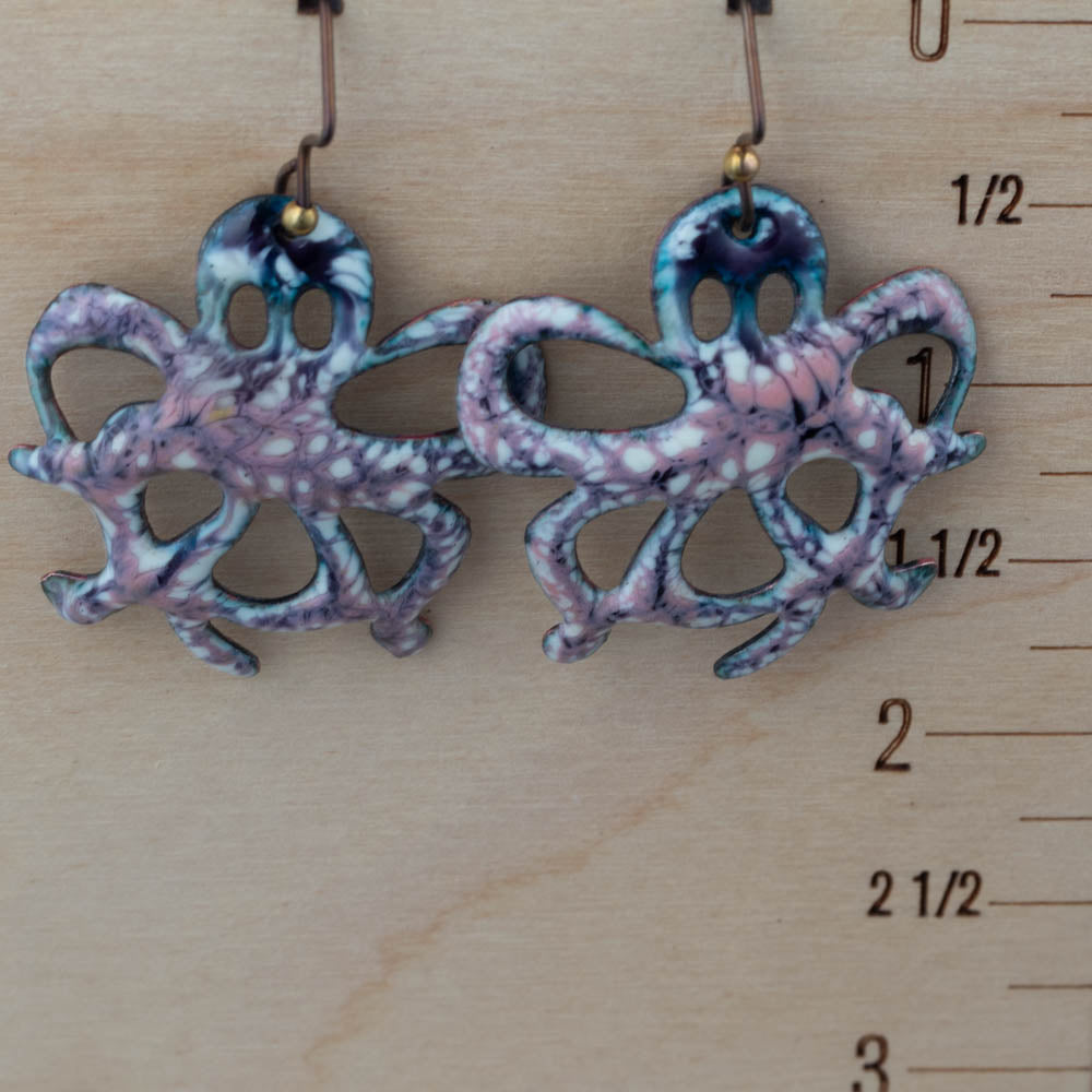 Tidepool Octopus Earrings