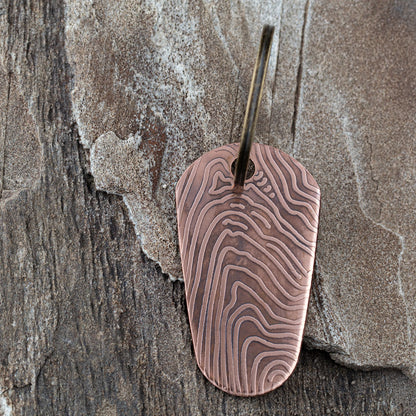 Copper Keychain