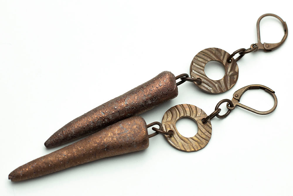 Ceramic Spike Earrings