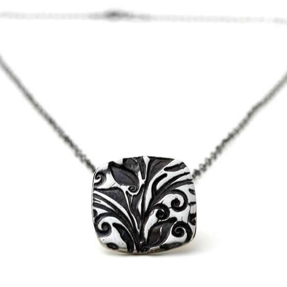Fine Silver Garden Necklace