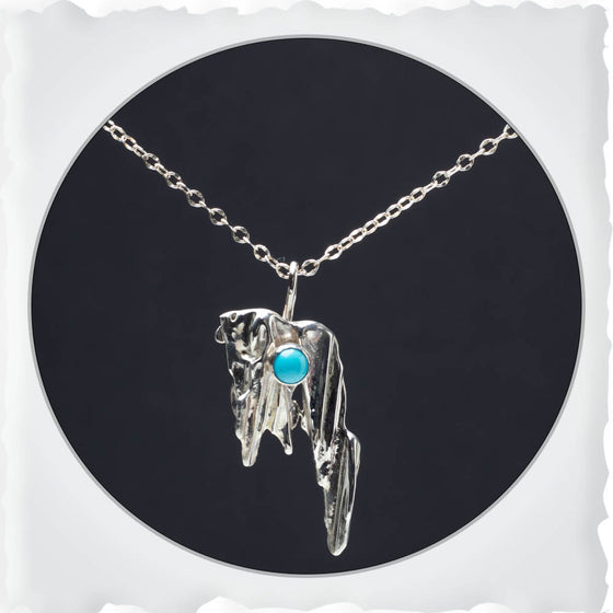 Broomcast Waterfall Necklace with Turquoise